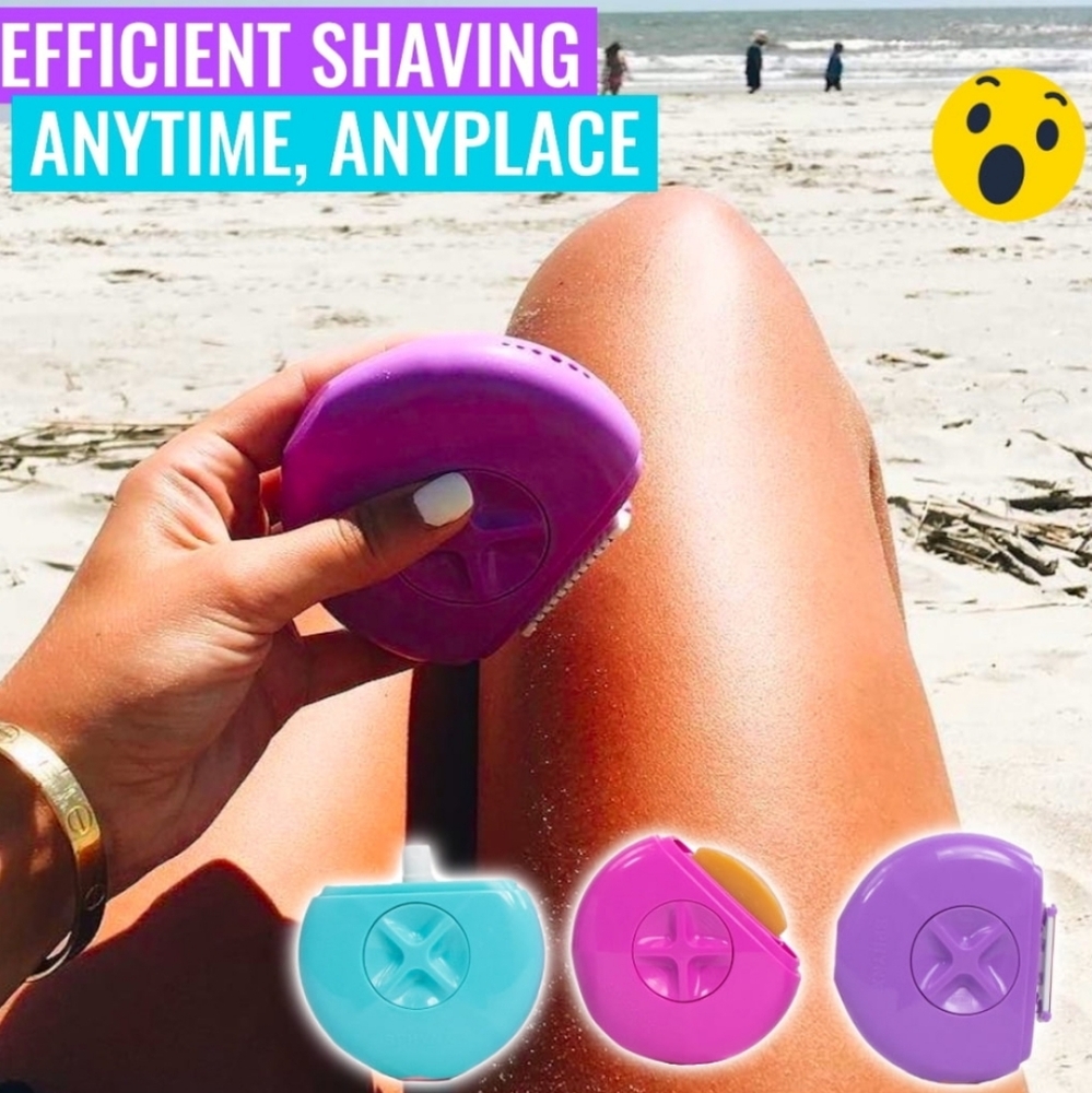 3-In-1 Portable Razor Spray Lather Shave (AQUA BLUE)